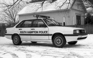 Audi 4000S Police 1985 года